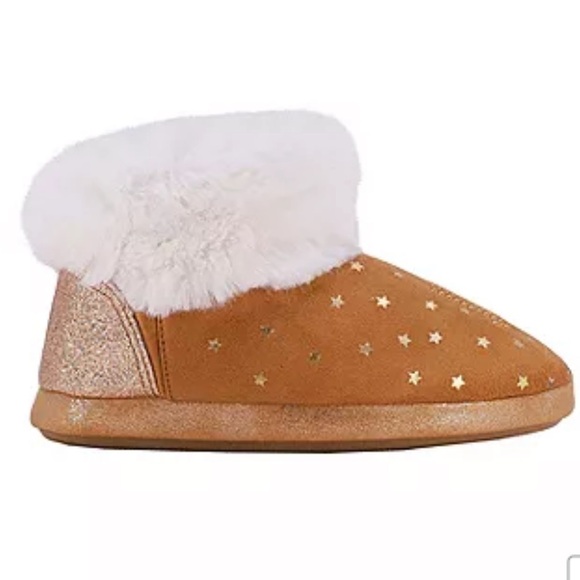 🔥🔥ON SALE ‼️ NWT Juicy By Juicy Couture Tulare Girls Bootie Slippers - Picture 1 of 8